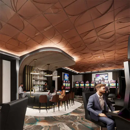 Artist rendering of the High Limit Bar tulalip casino renovation