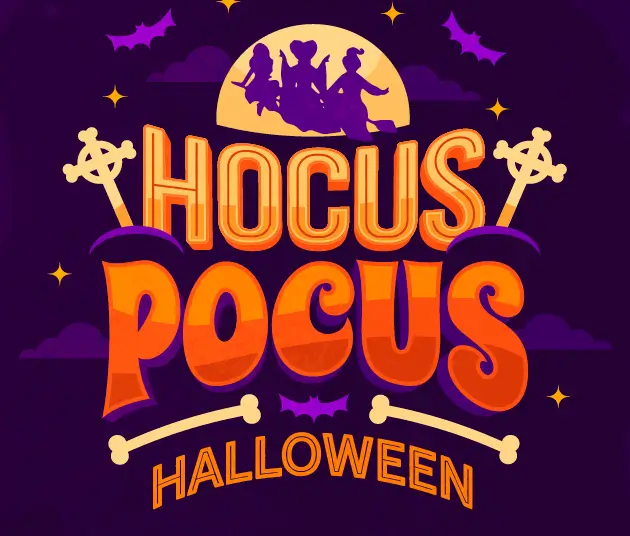 Hocus Pocus Halloween Bingo Special Event