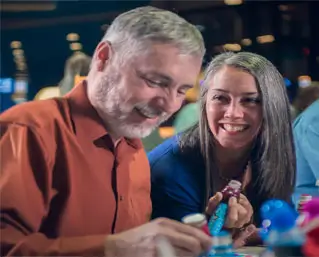 People playing bingo