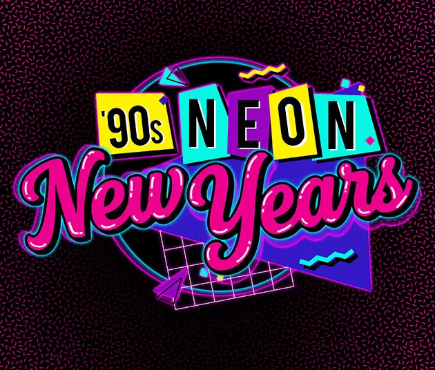 90s Neon New Years