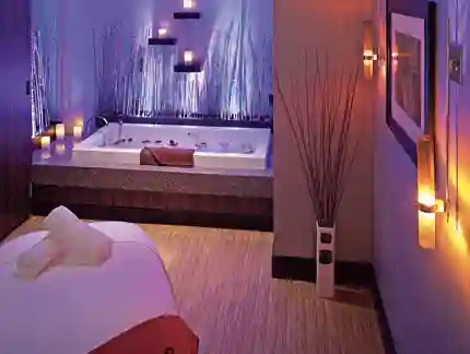 Spa massage room