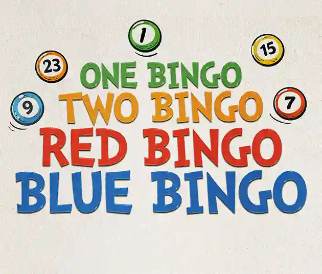 One Bingo, Two Bingo, Red Bingo, Blue Bingo