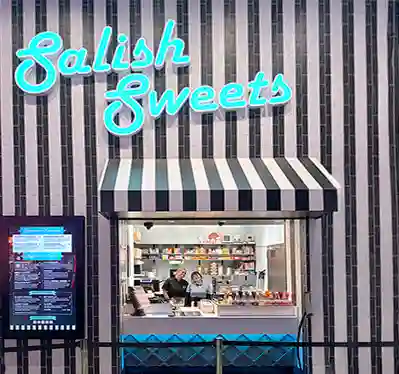 Salish Sweets counter