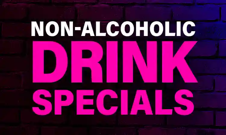 Non Alcoholic monthly drink specials