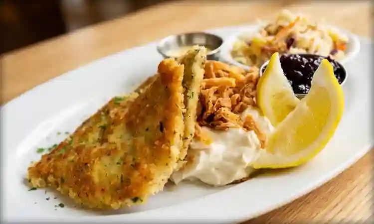 Cedars October Special Schnitzel